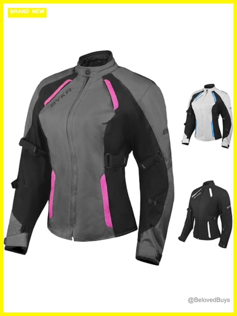 CE Armored Motorcycle Jacket for Women Cordura 4 Season Protective Gear
